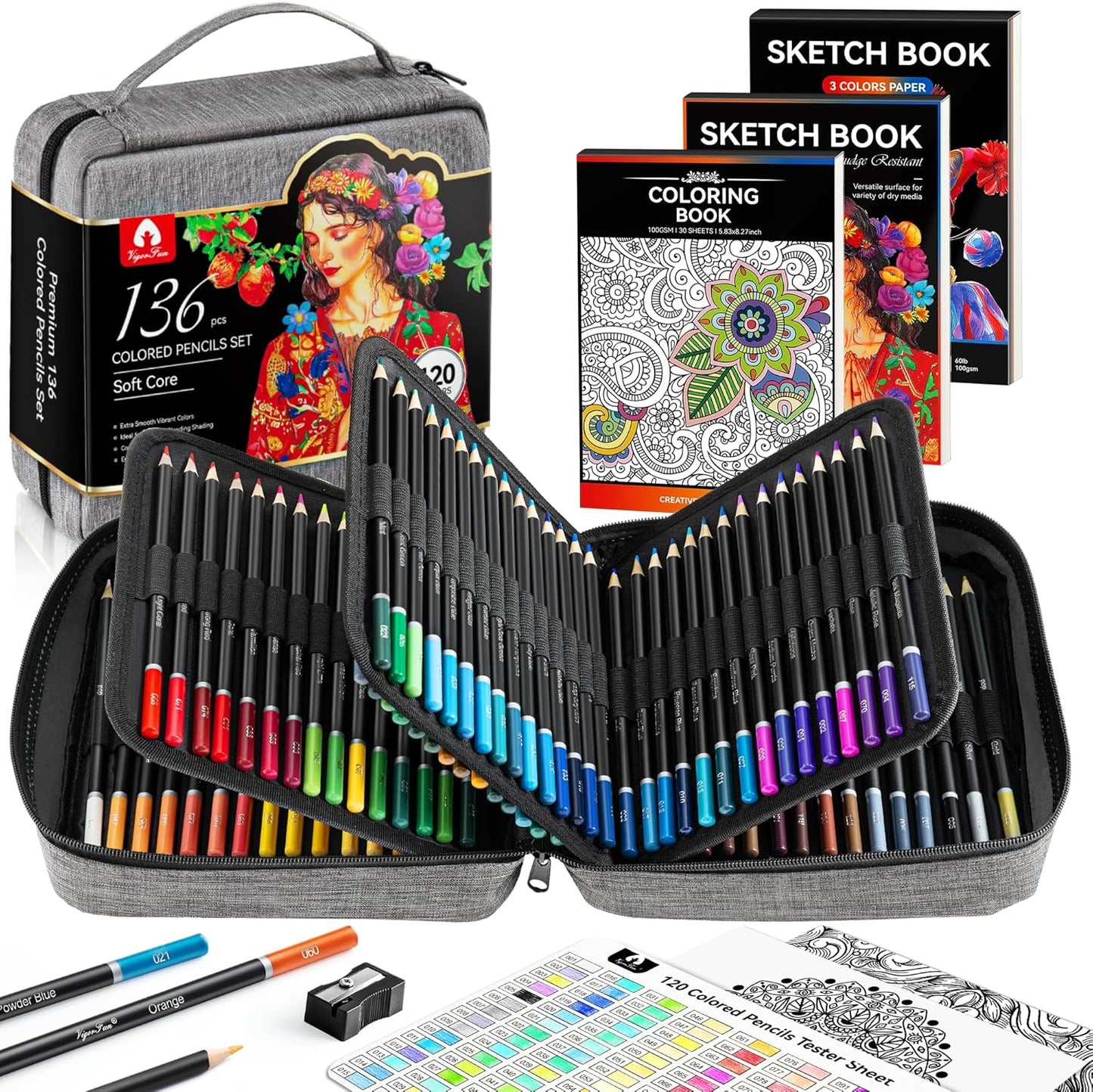 Sacred Creative™ 136-Piece Art Kit