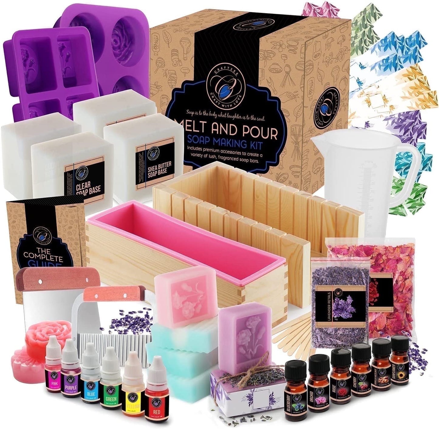 Sacred Creative™ Soap Ritual Kit – 54-Piece Luxury DIY Set
