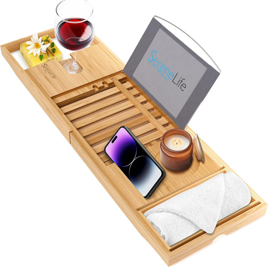 Sacred SerenityTM Bamboo Bath Tray