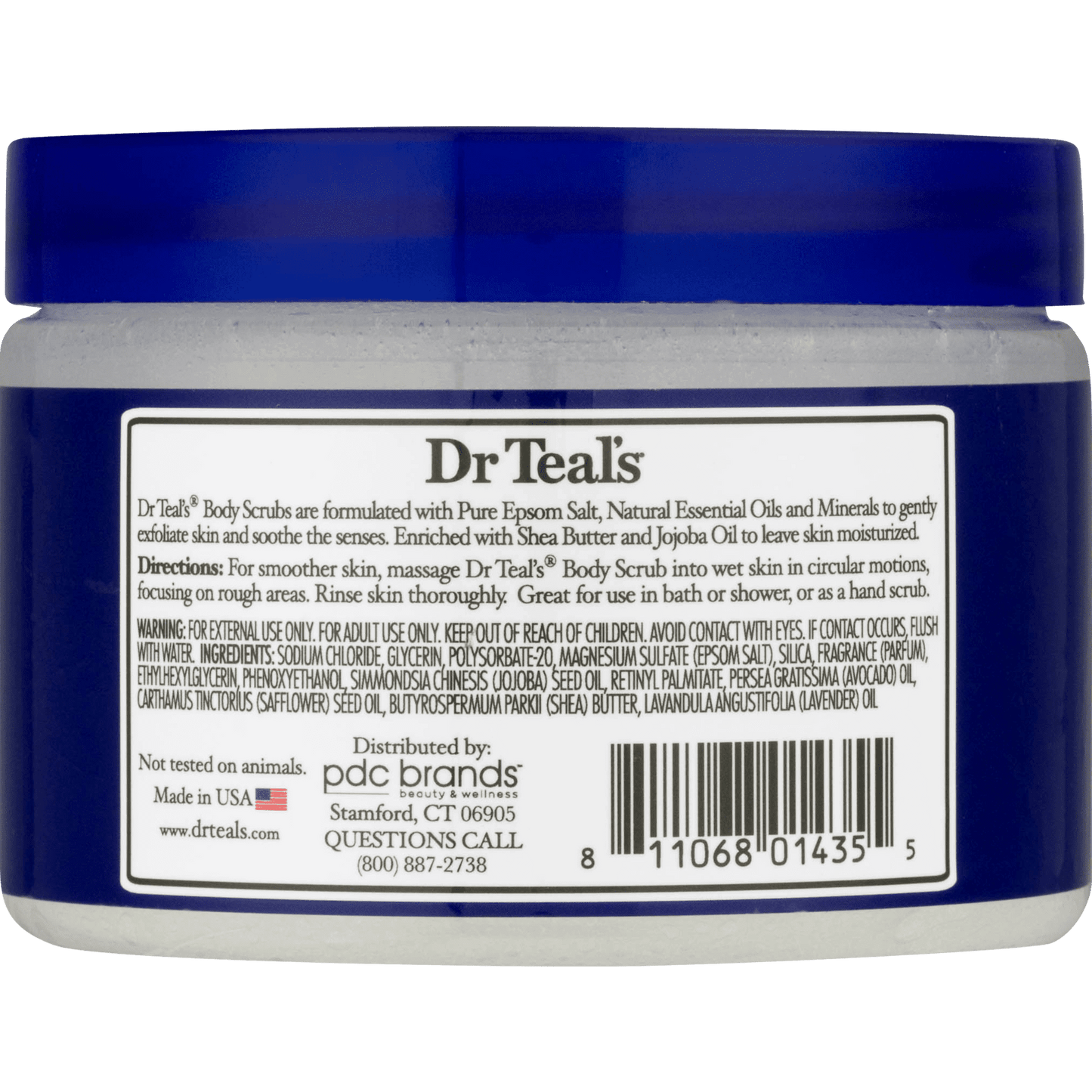 Sacred Scrubs Dr Teal's Exfoliate & Renew Lavender Epsom Salt Body Scrub - 2 Pack (16 oz each)