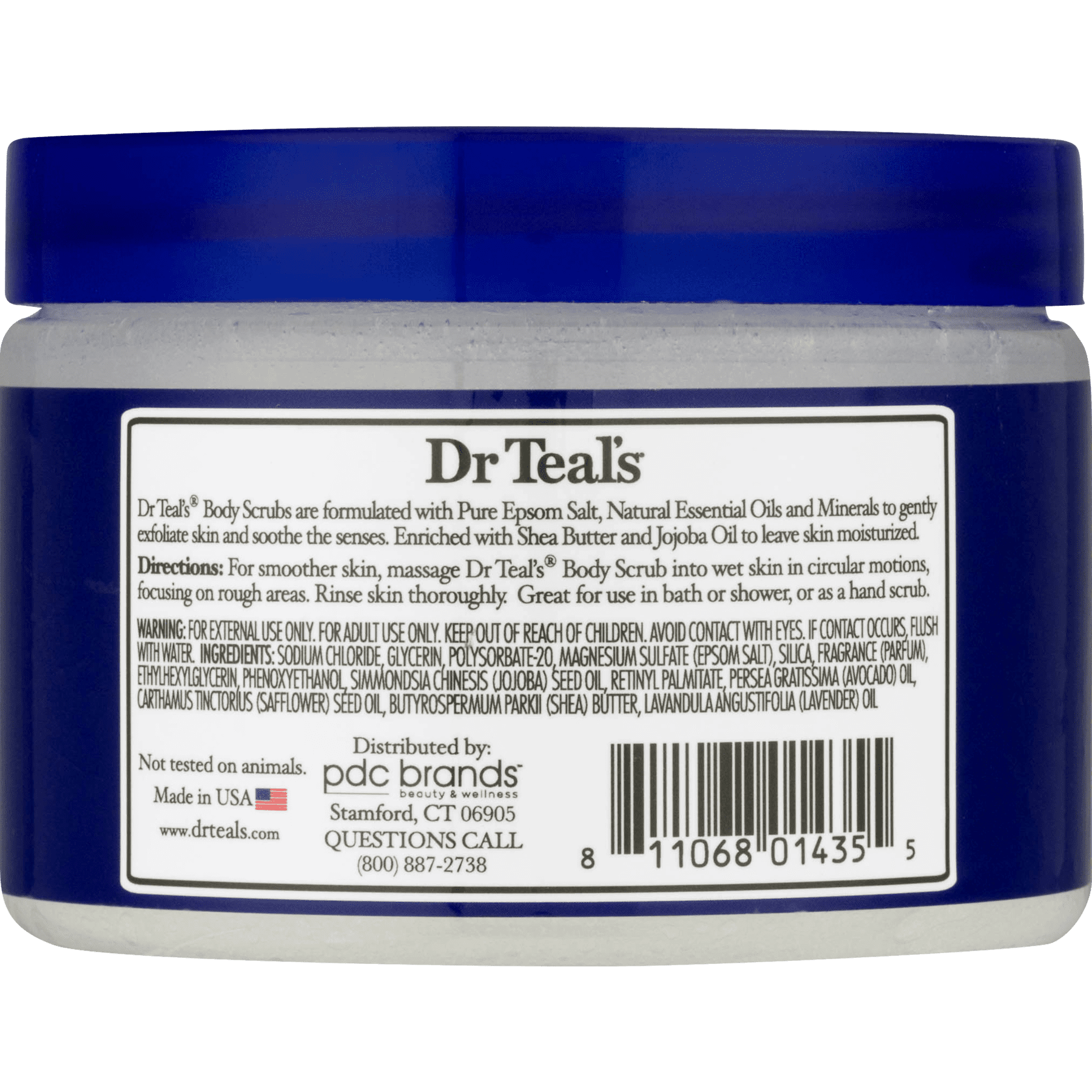 Sacred Scrubs Dr Teal's Exfoliate & Renew Lavender Epsom Salt Body Scrub - 2 Pack (16 oz each)
