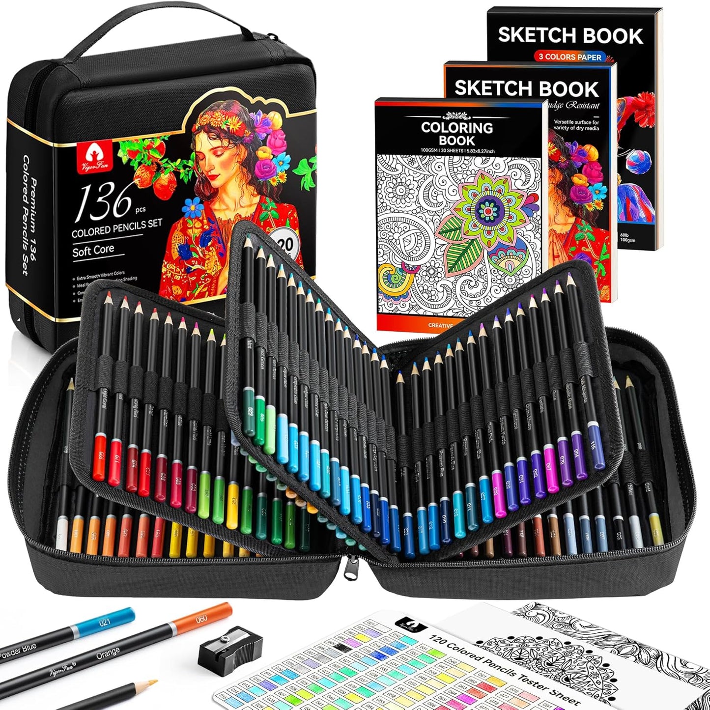  Sacred Creative™ 136-Piece Art Kit 