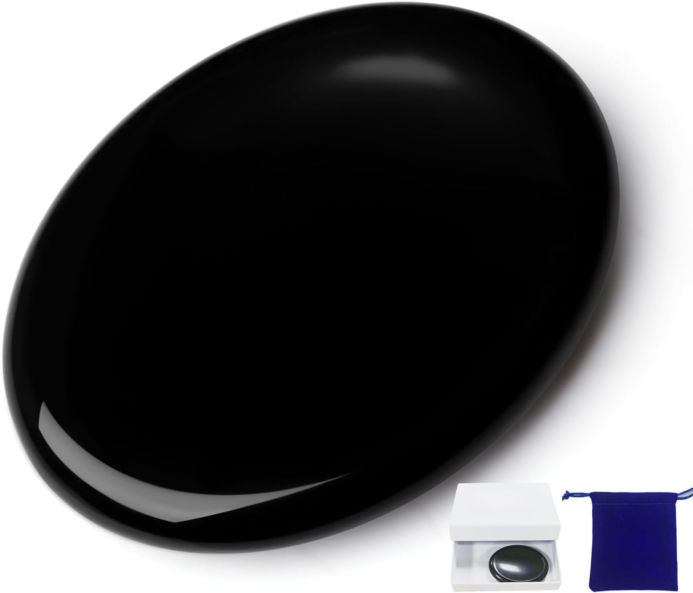 Sacred Balance — 7-Chakra Teardrop Worry Stone