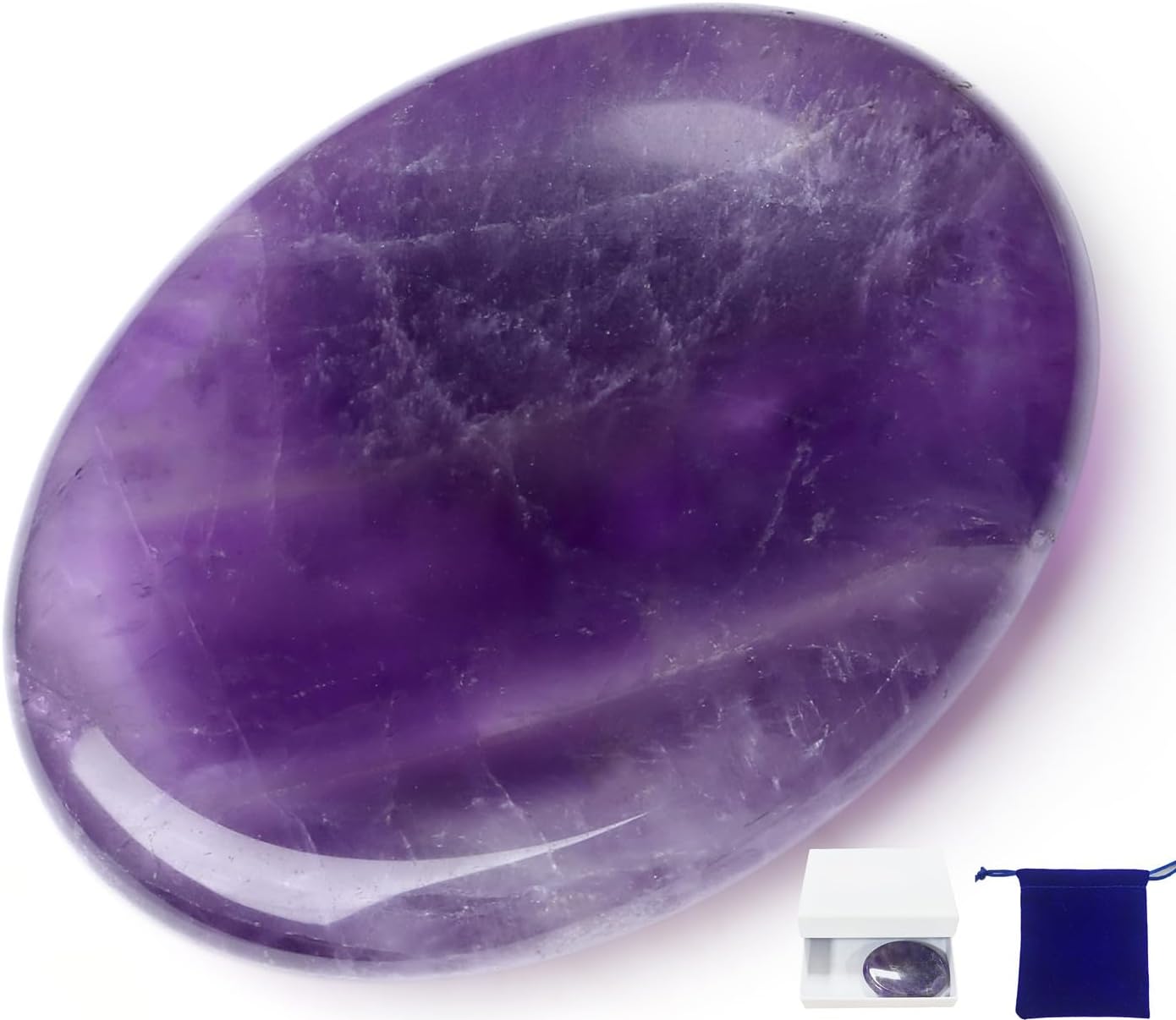 Sacred Balance — 7-Chakra Teardrop Worry Stone