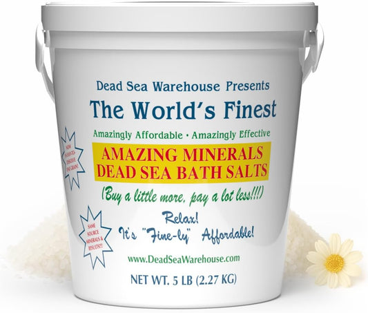 Sacred Scrubs Dead Sea Mineral Bath Salts – Multiple Sizes Available