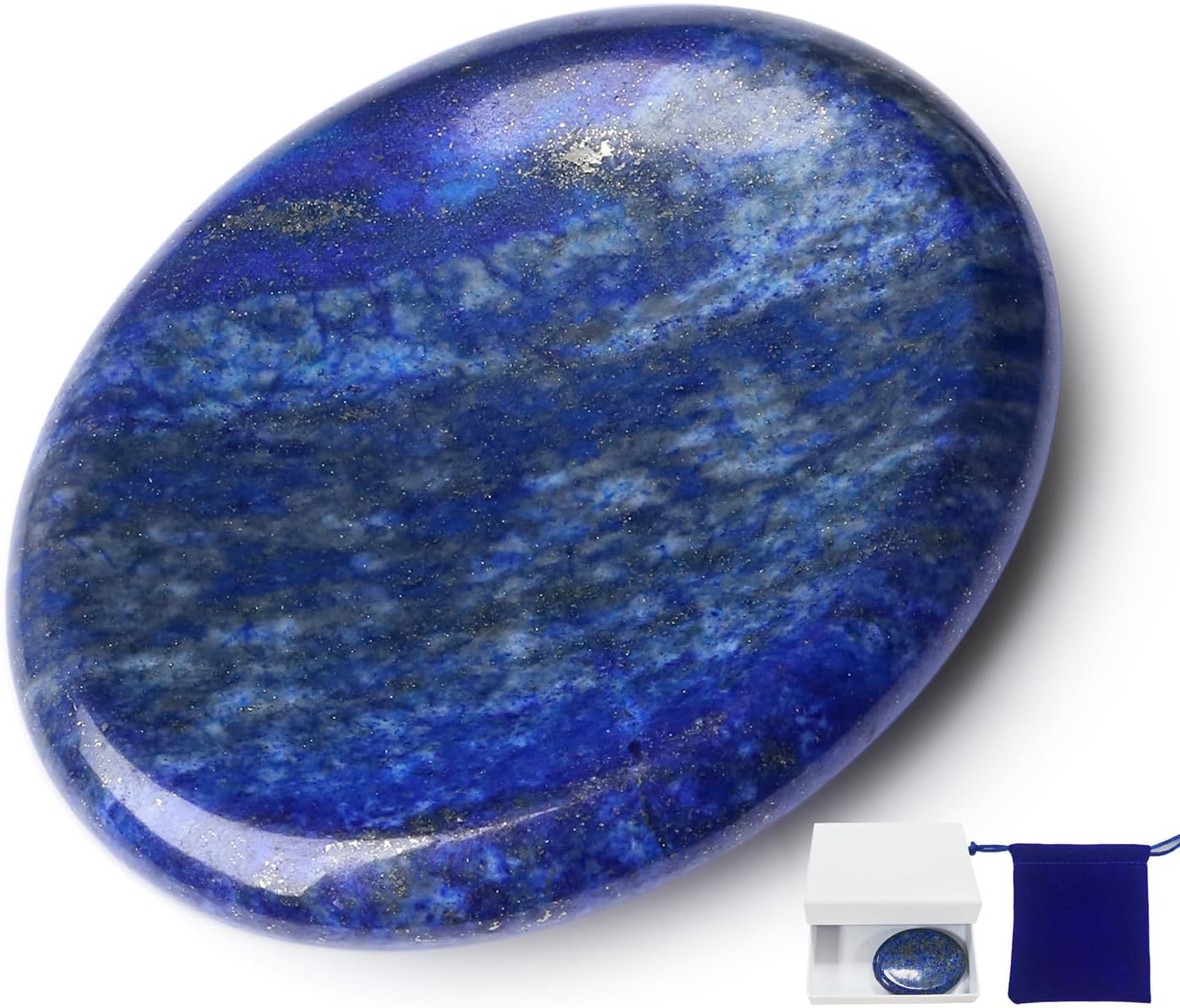 Sacred Balance — 7-Chakra Teardrop Worry Stone