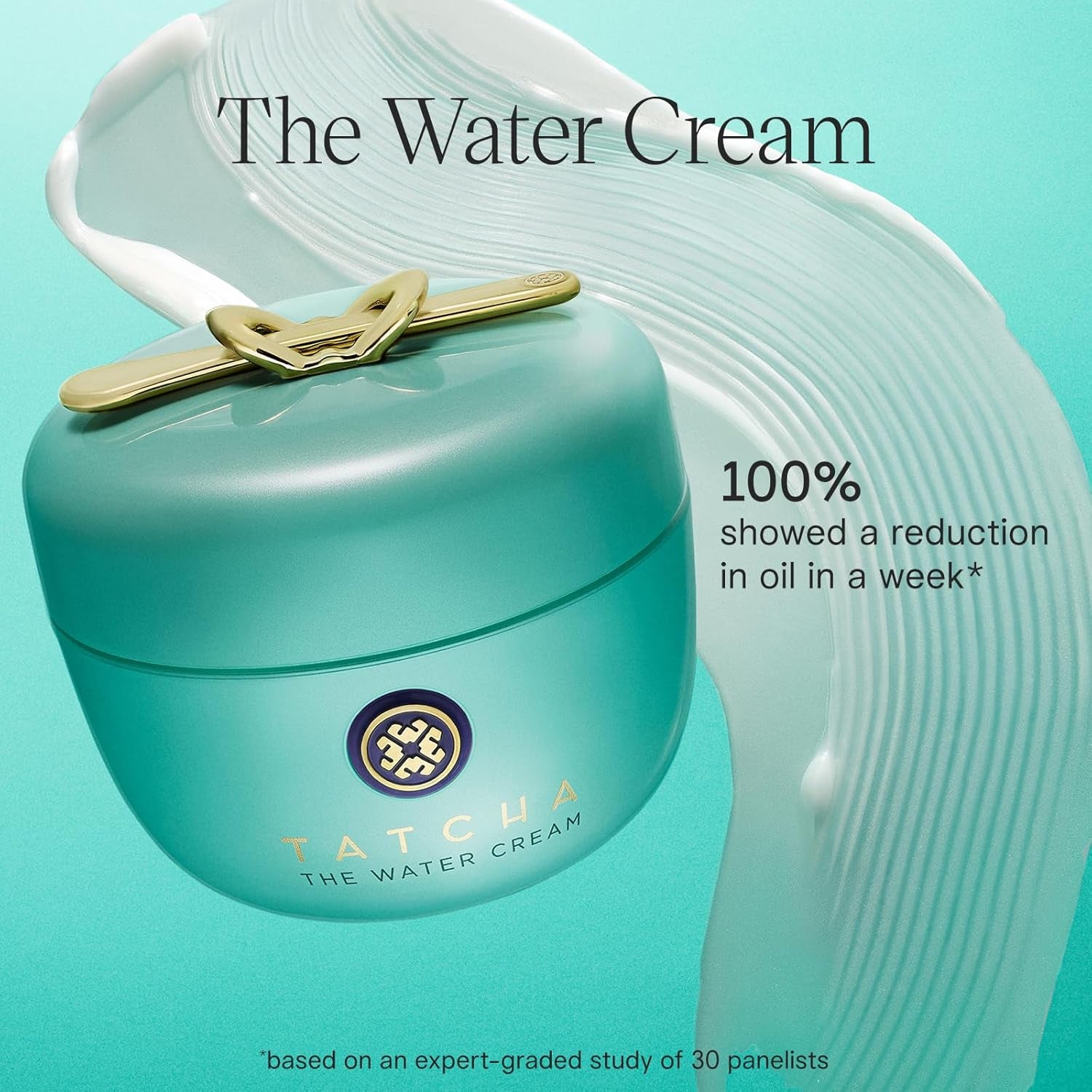 Tatcha Luxury Water Cream Sacred Hydration Ritual for Radient, Poreless Skin (0.34 oz)