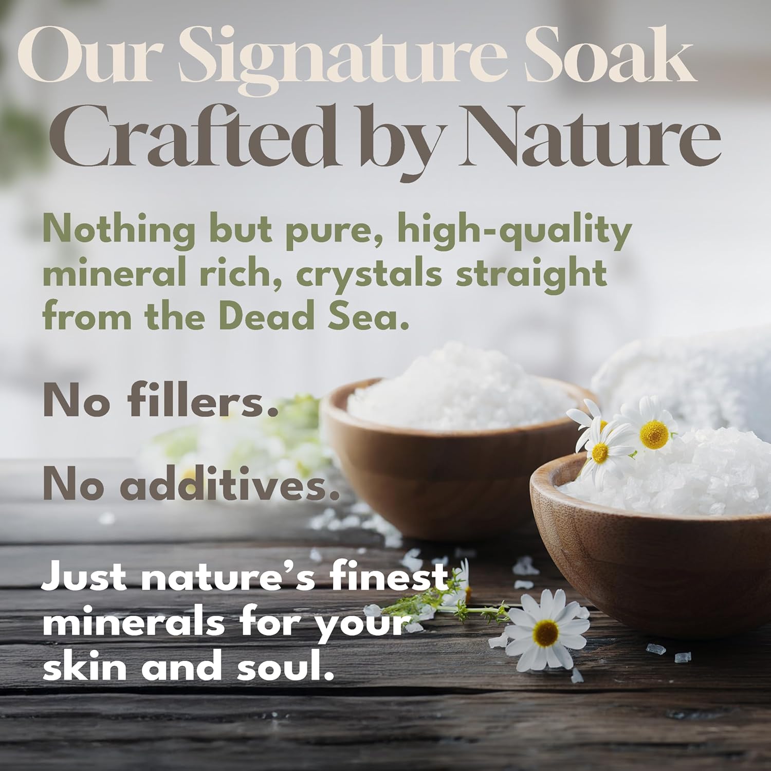 Sacred Scrubs Dead Sea Mineral Bath Salts – Multiple Sizes Available