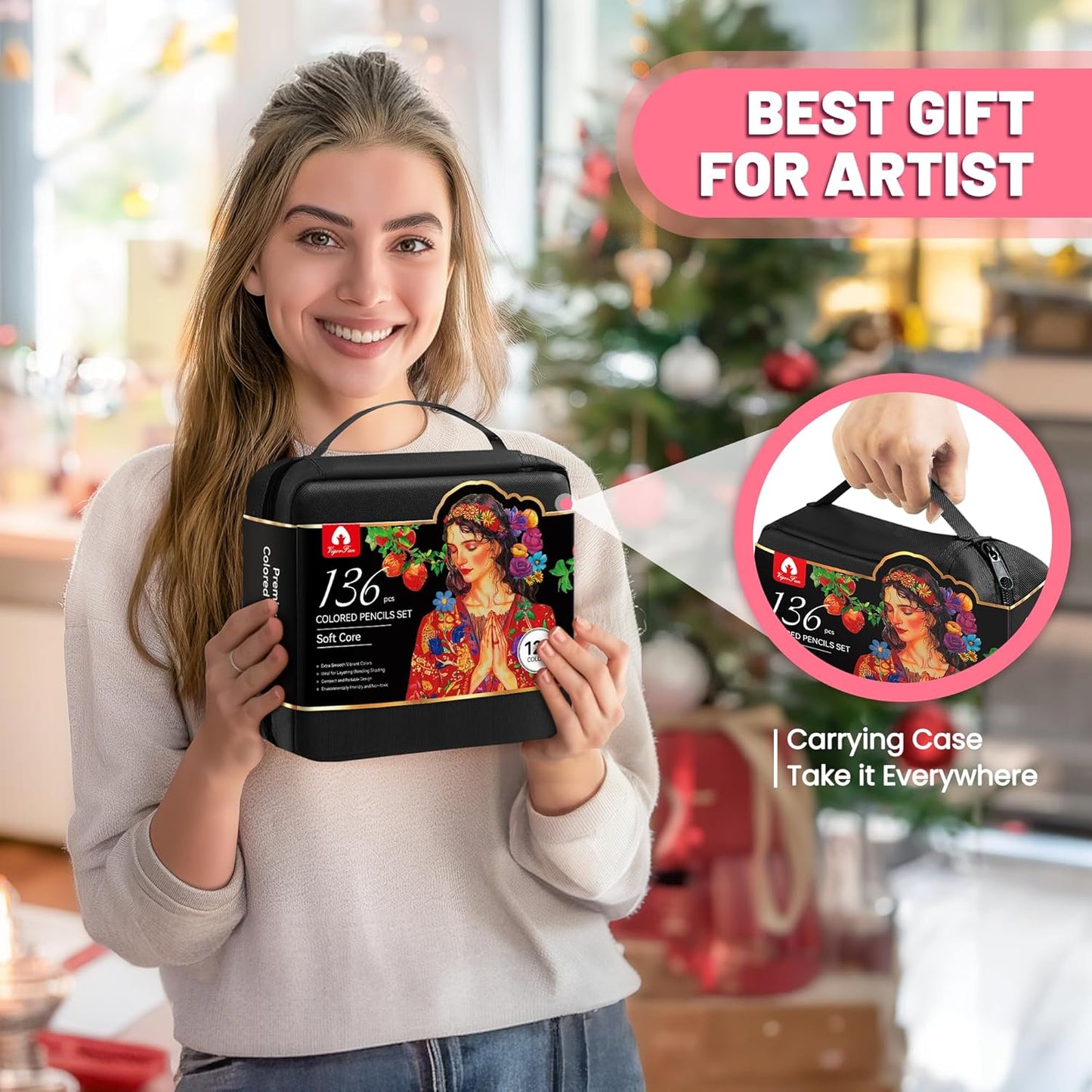  Sacred Creative™ 136-Piece Art Kit 