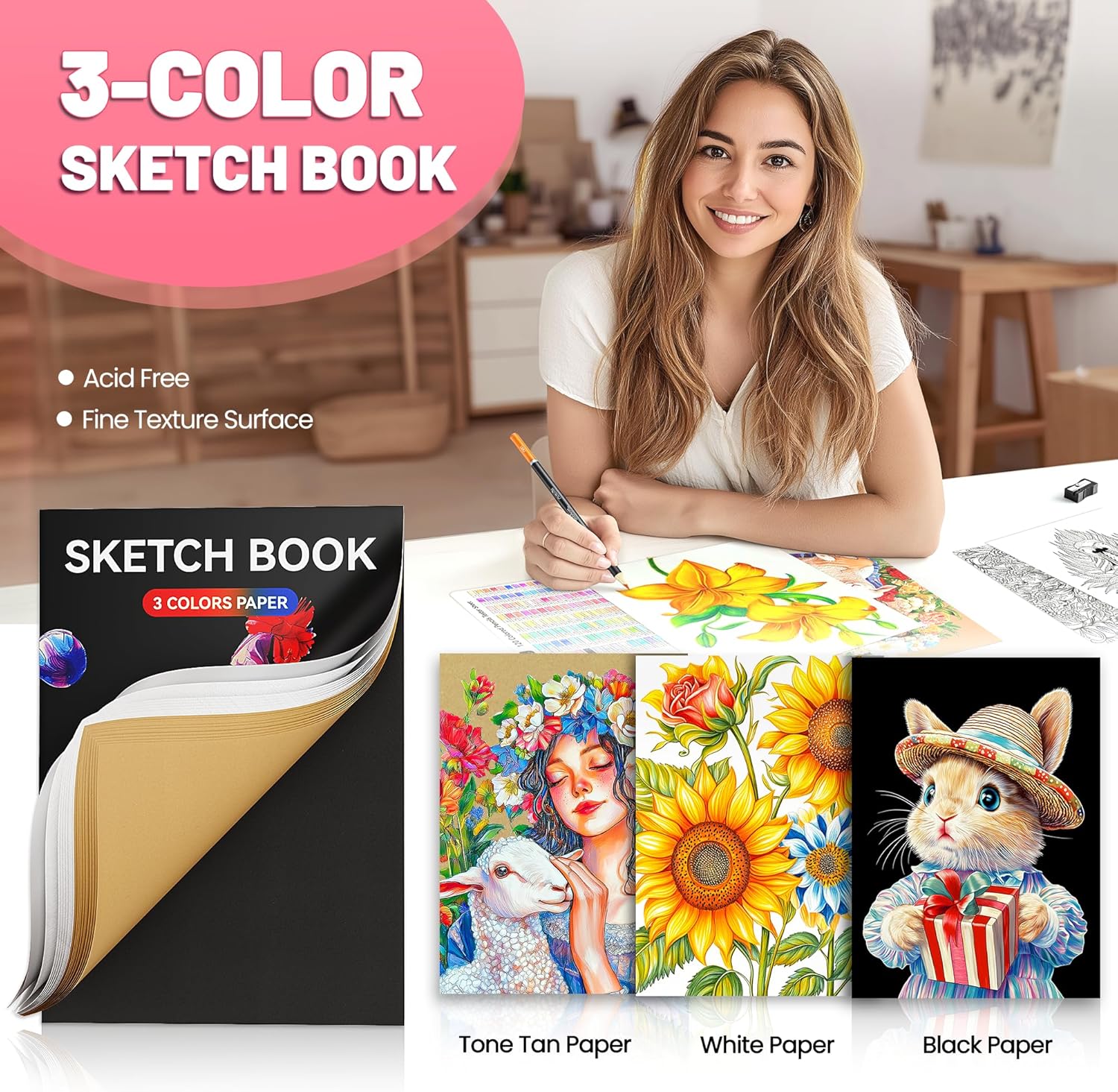  Sacred Creative™ 136-Piece Art Kit 