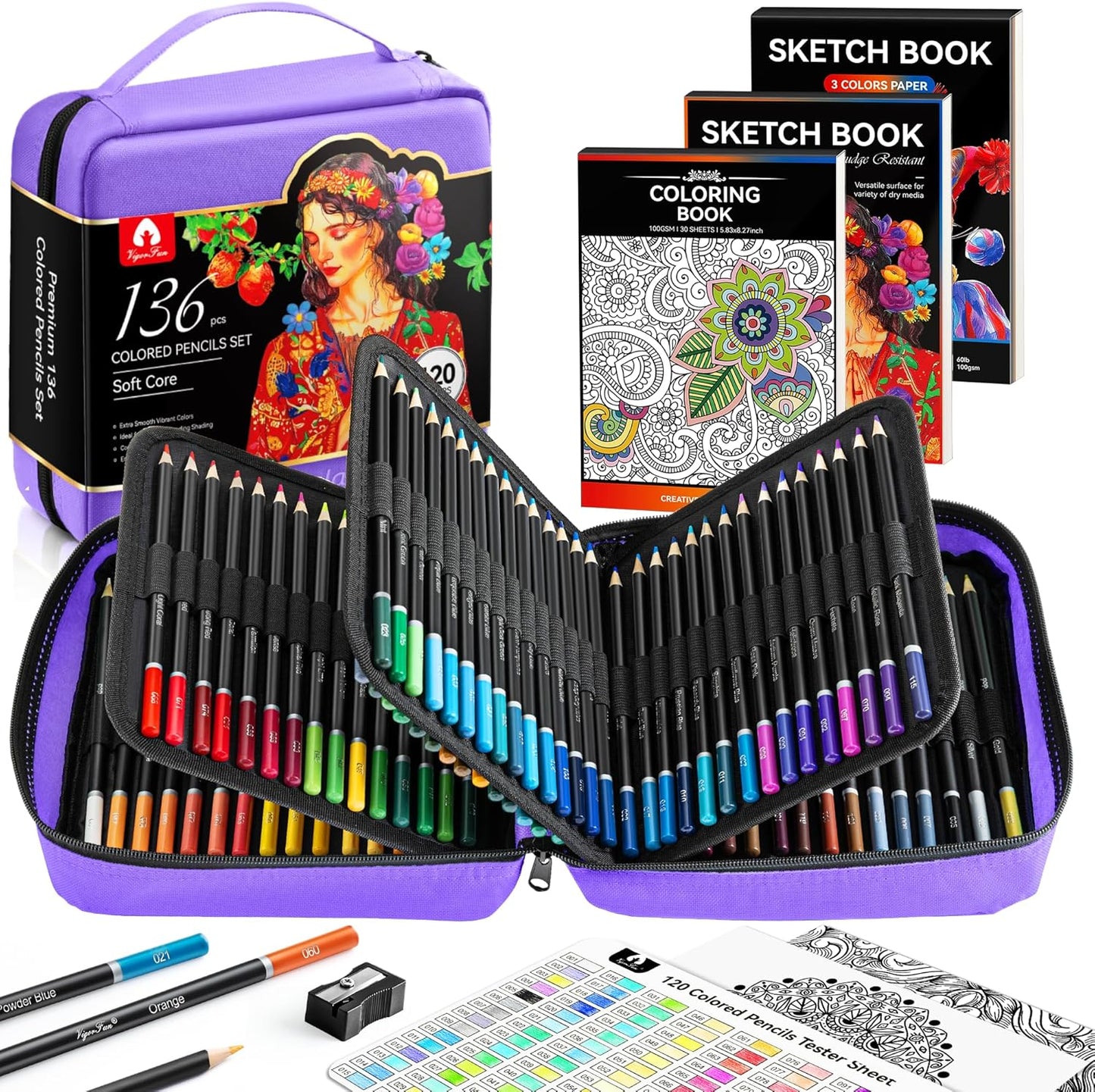  Sacred Creative™ 136-Piece Art Kit 