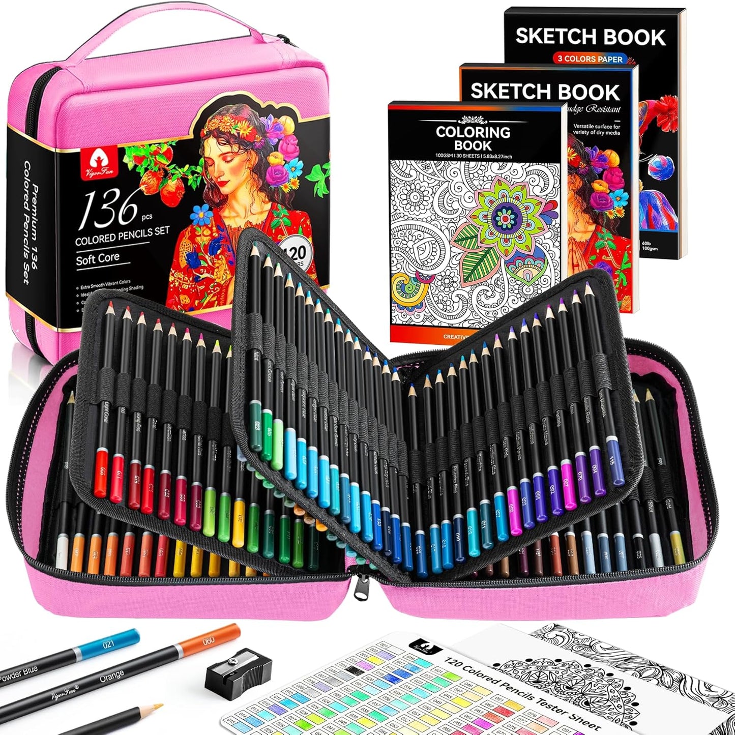  Sacred Creative™ 136-Piece Art Kit 