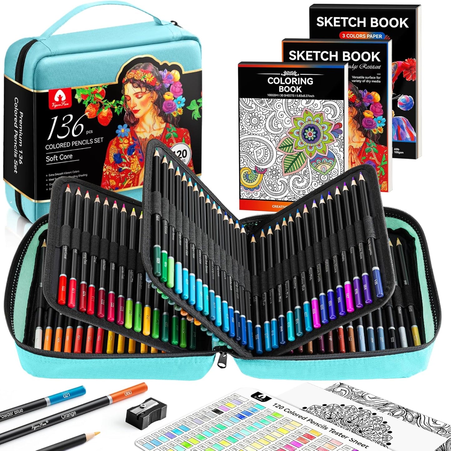  Sacred Creative™ 136-Piece Art Kit 