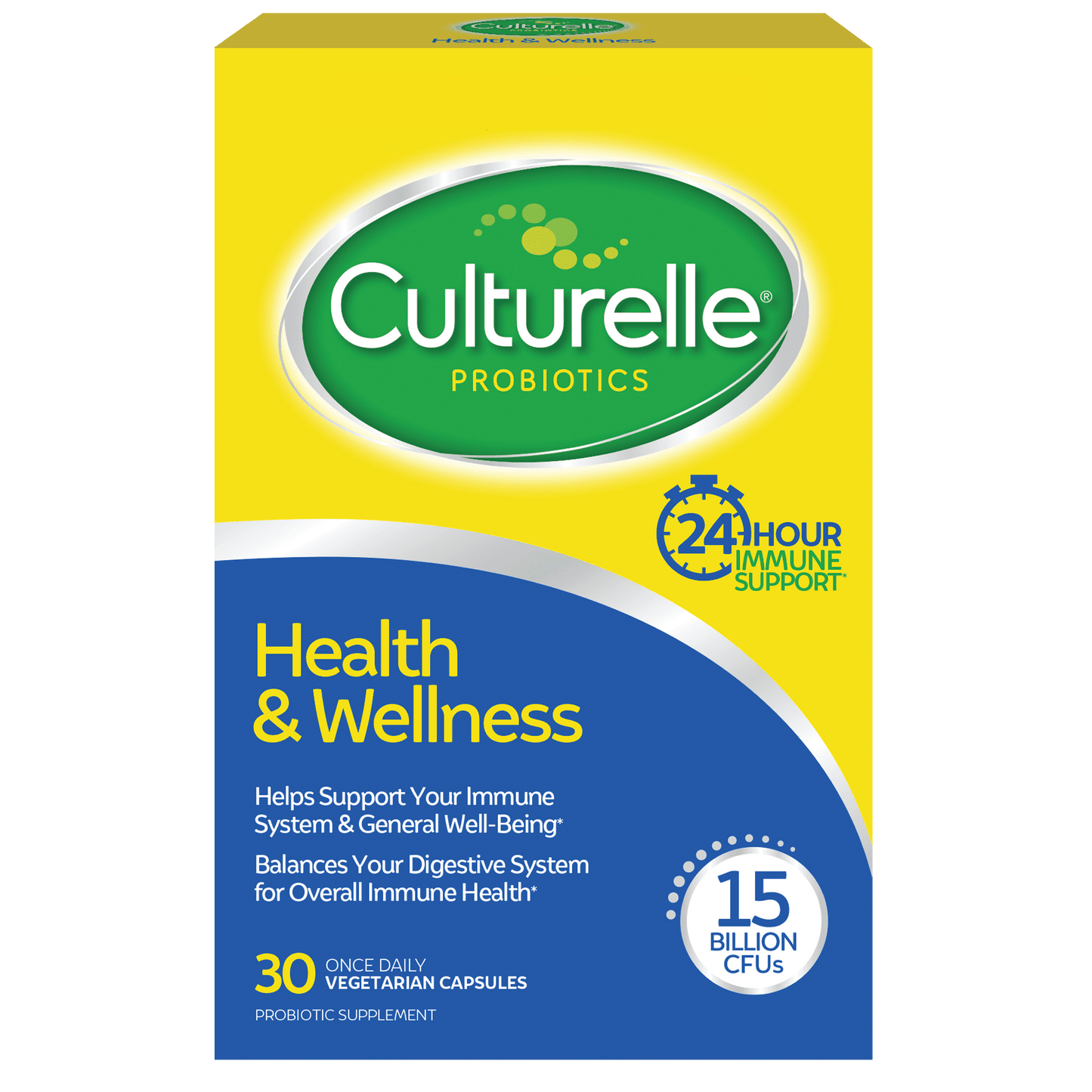Scared CoreTM-Daily Probiotic + Immune Support (Culturelle, 30 Count)