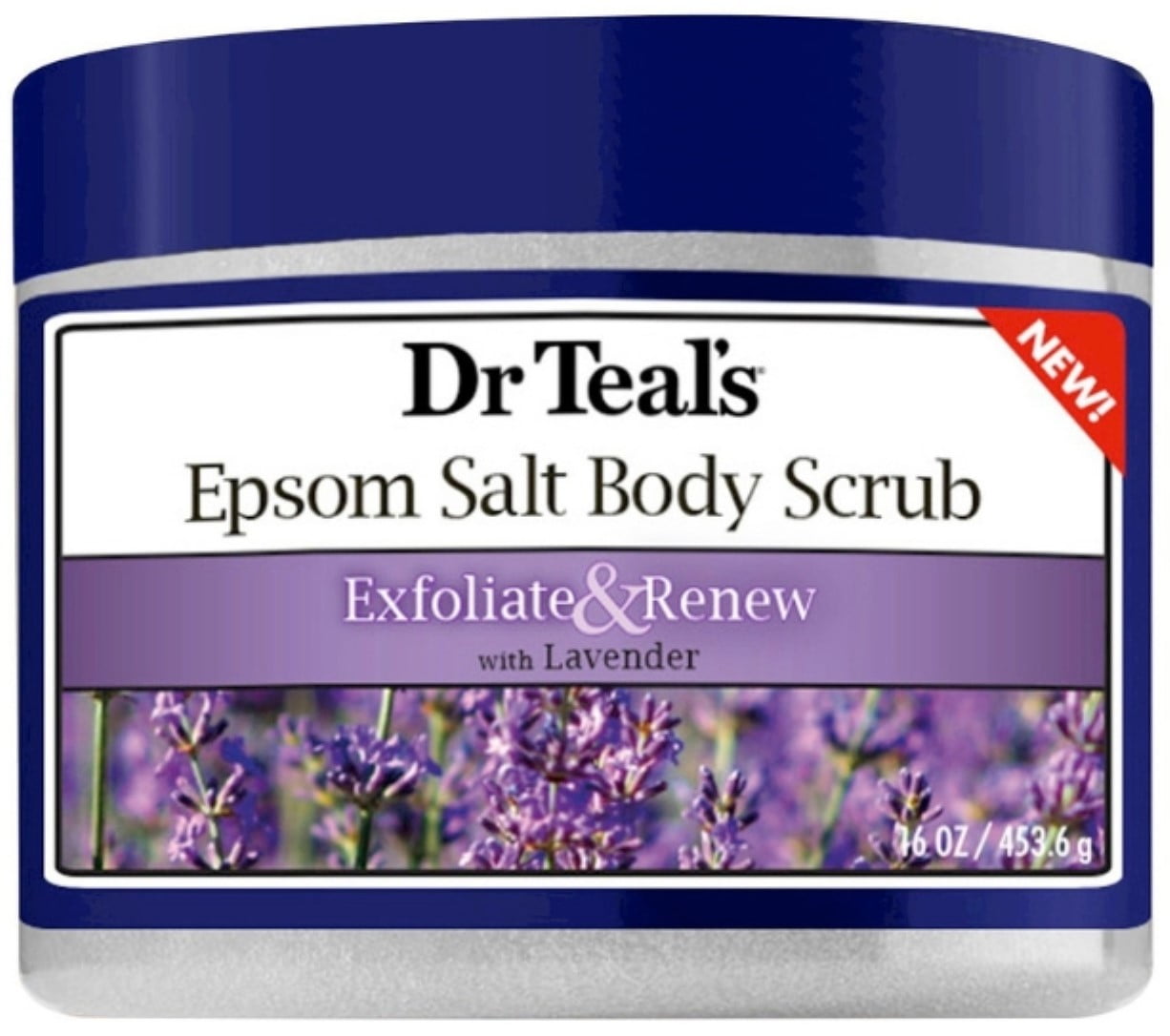 Sacred Scrubs Dr Teal's Exfoliate & Renew Lavender Epsom Salt Body Scrub - 2 Pack (16 oz each)