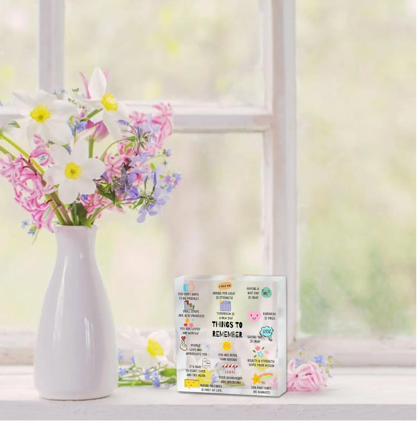 “Sacred Reminders” Affirmation Sign — Things to Remember