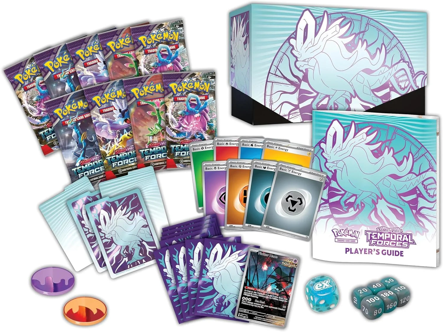 TCG: Scarlet & Violet—Temporal Forces Elite Trainer Box 1 ETB at Random