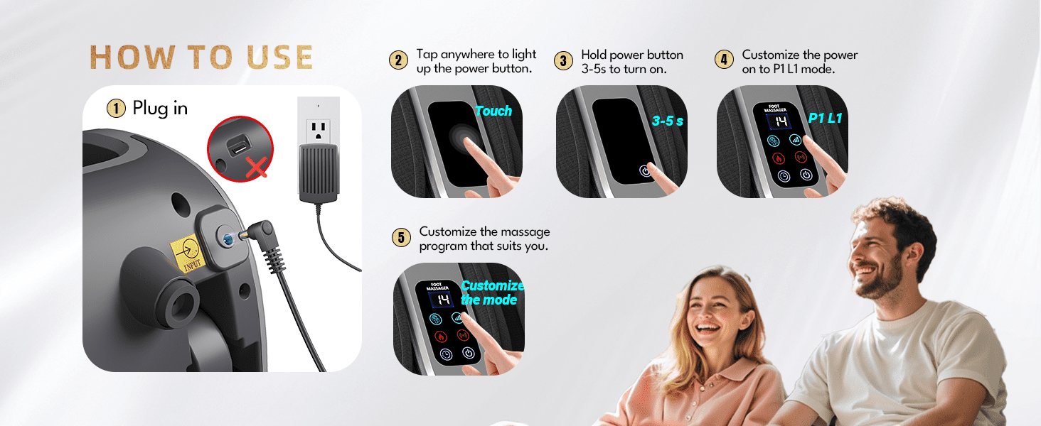 Foot Massager with Heat & Ice Therapy-Fsa HSA Eligible-Shiatsu Foot Massager for Neuropathy, Circulation, Plantar Fasciitis Pain Relief-Deep Kneading Rolling, Gel Packs+Footmuffs Offered-White