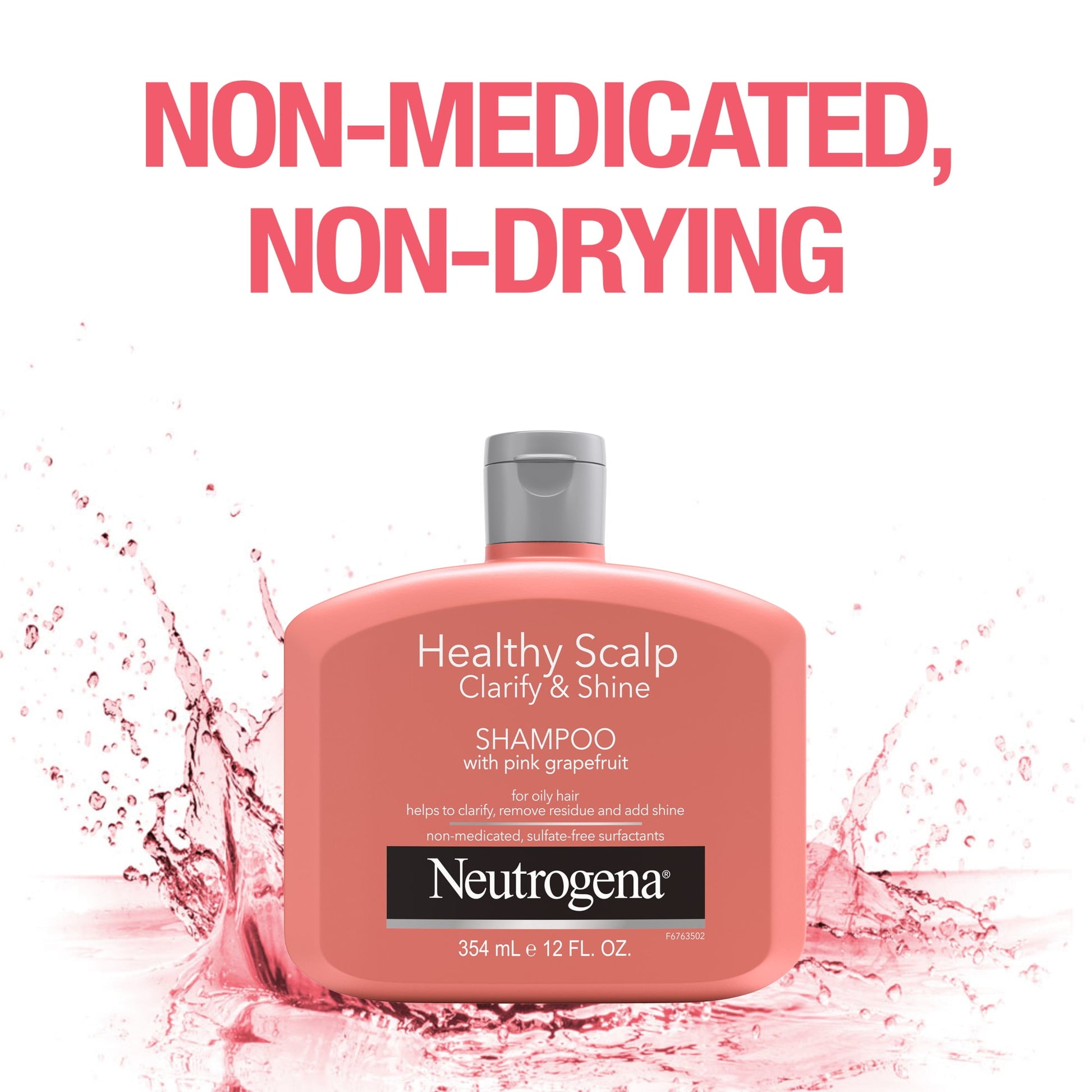 Sacred Scrubs Neutrogena Exfoliating Shampoo – Pink Grapefruit, 12 fl oz